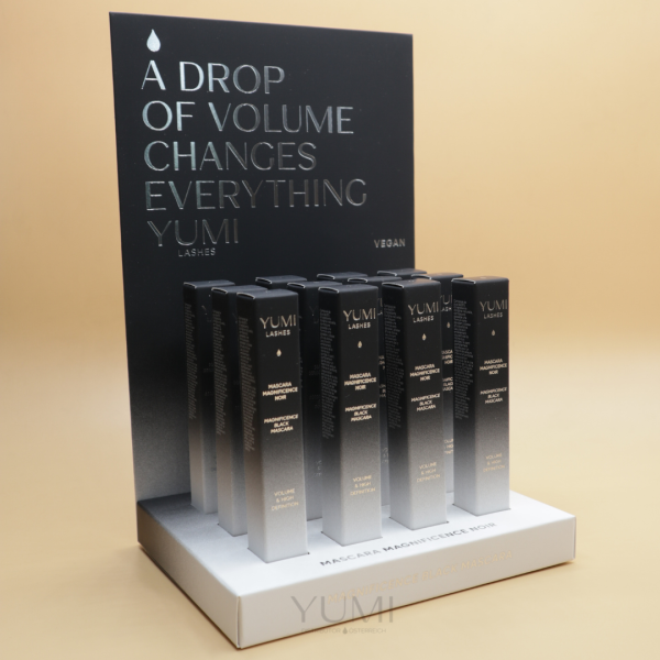 YUMI™ Magnificence Black Mascara Thekendisplay